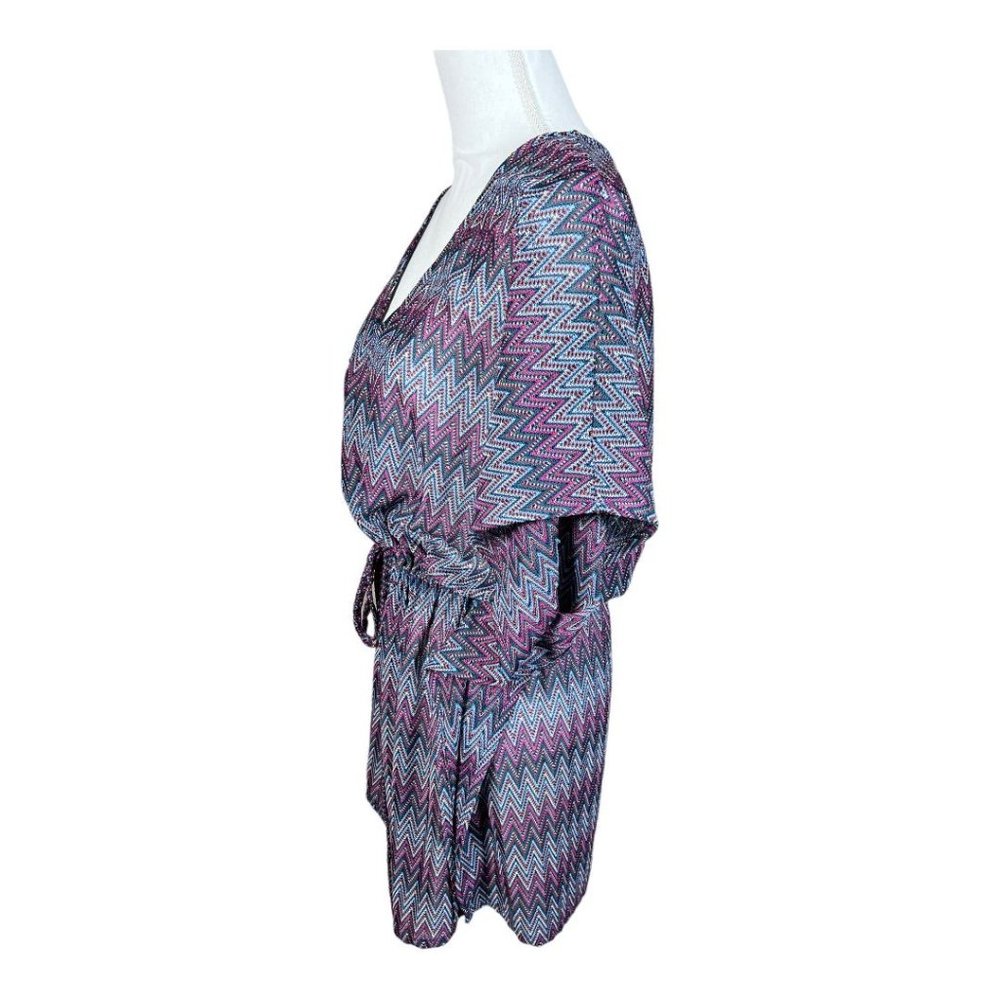 Ruby Ribbon Mesh Coverup Top - Picture 2 of 6